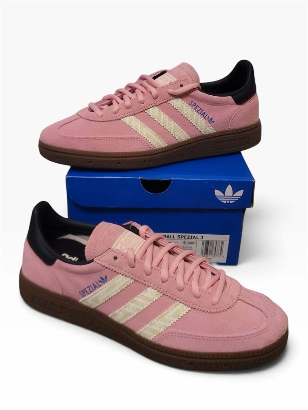 NEW Adidas Handball Spezial J Size 3.5 YOUTH Light Pink Core Black Gum JP9564